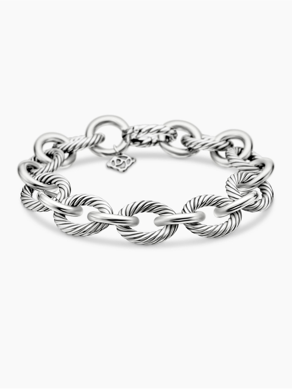David Yurman Silver Oval Link Bracelet